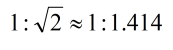 1:1.414